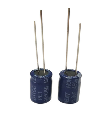 8000 Hours 450V 47uf 18*32mm DIP Aluminum Electrolytic Capacitor For Street Lighting